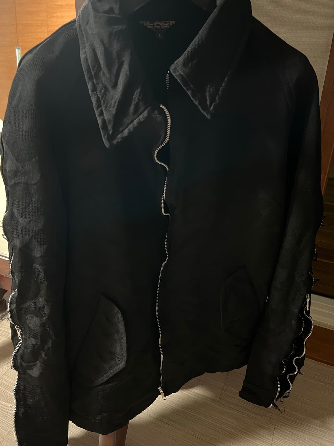 꼼데가르송 블랙 카모플라쥬 자켓 상품이미지3