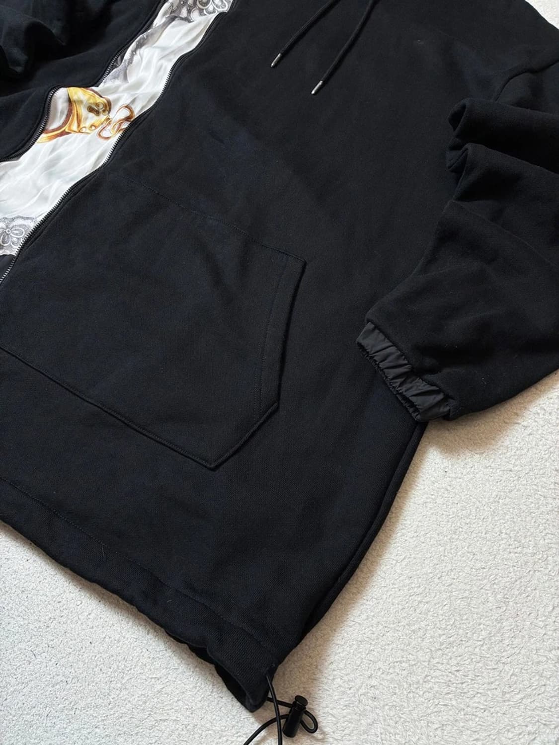 앤더슨벨 그래픽 집 오버 롱 후드티 PN7935 상품이미지3