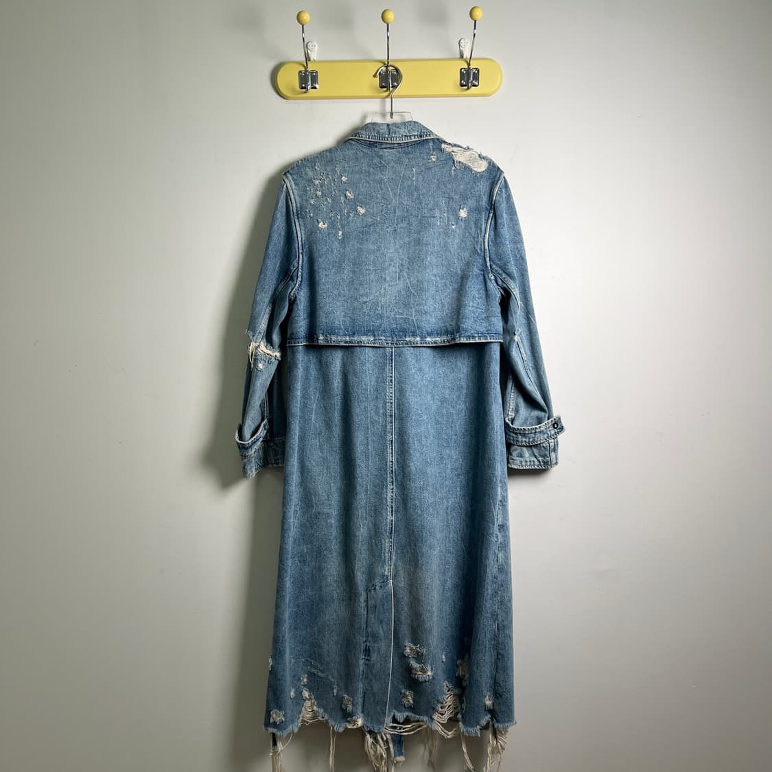 18SS 알렉산더 왕 맥시 데님 트렌치 코트 XS 상품이미지2