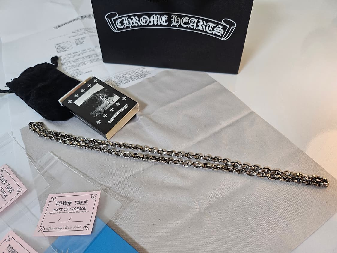 (새상품) 크롬하츠 페이퍼체인 20인치 판매합니다. 상품이미지2