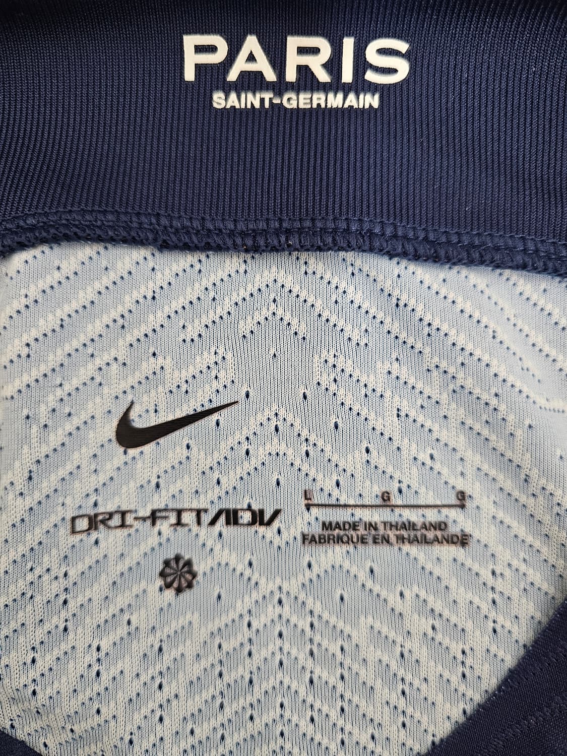 나이키 파리생제르망 23-24 어센틱 유니폼 L 상품이미지3