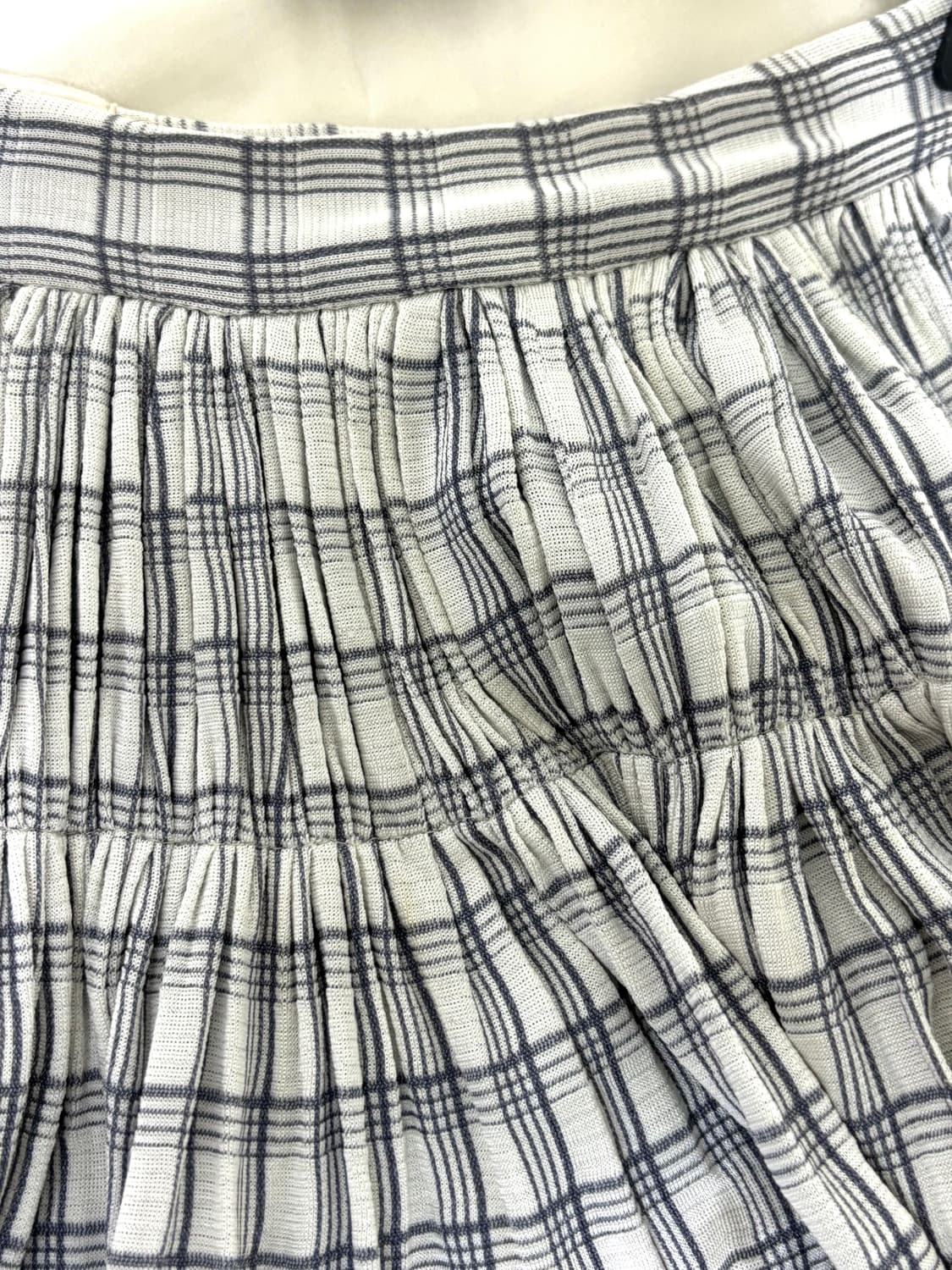 꼼데가르송 체크 플리츠 스커트 상품이미지2