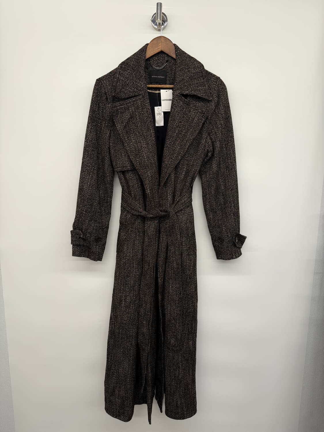 바나나 리퍼블릭 해링본 울코트 상품이미지4