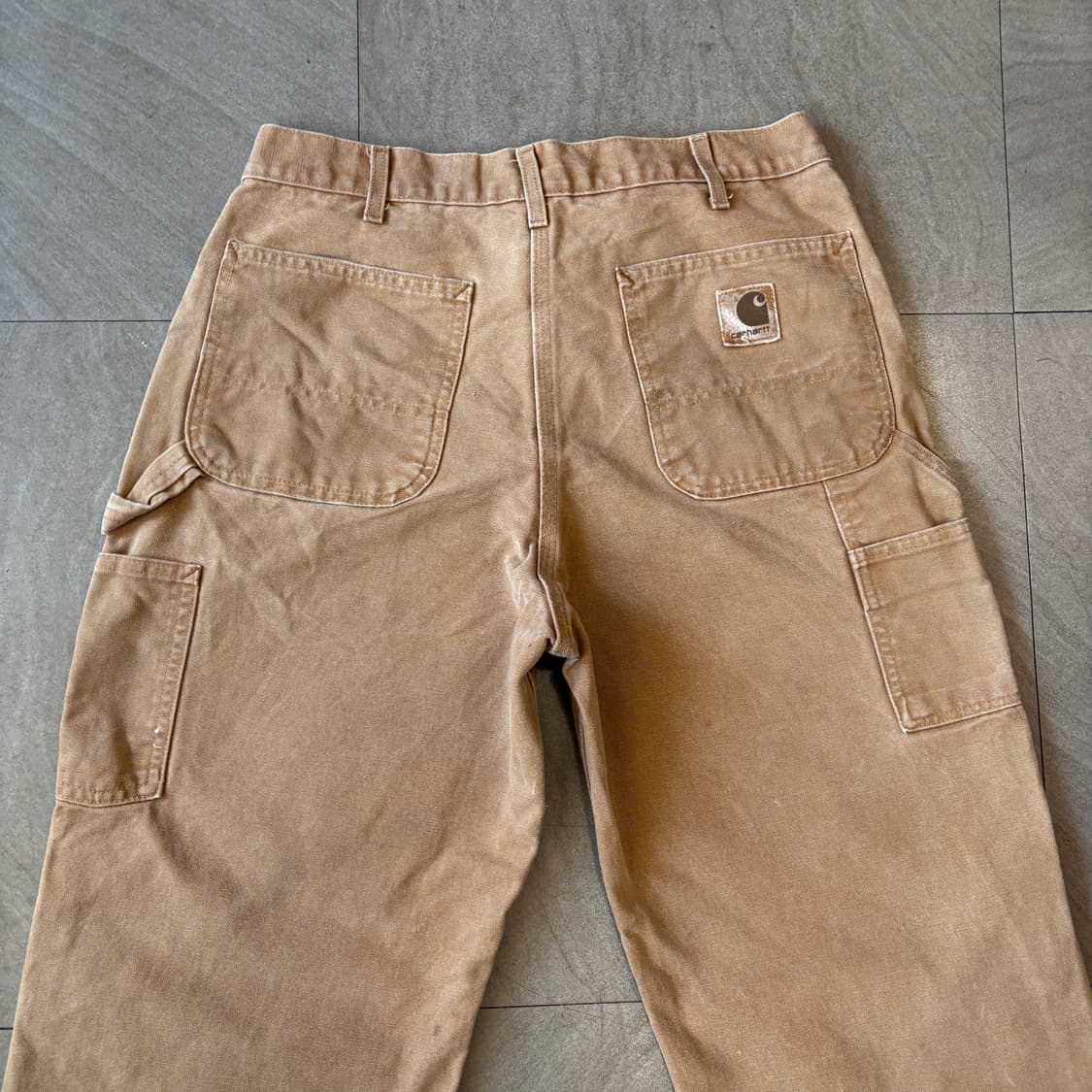 칼하트 미국 생산 오리지널 브라운 카펜터 팬츠  상품이미지2