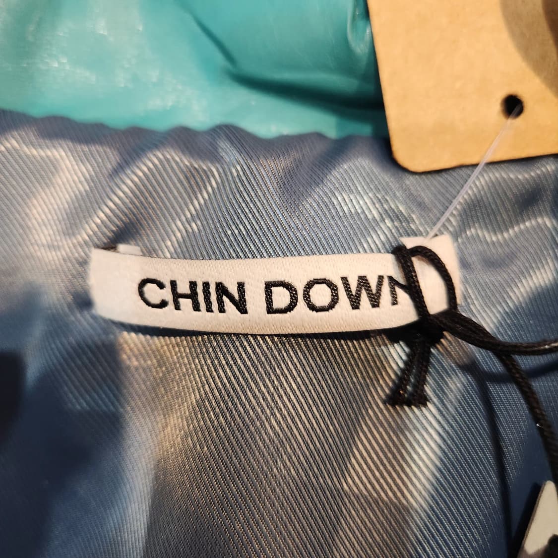 HAUTE COUTURE 에메랄드 가죽 블루종 자켓 (L) 상품이미지3