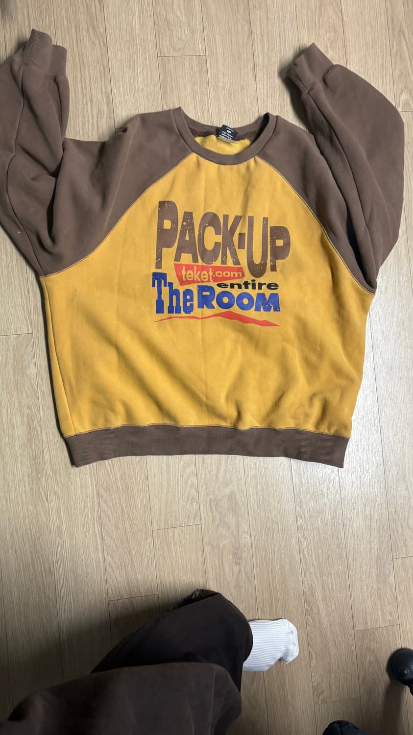 테켓 기모 맨투맨 L 상품이미지1