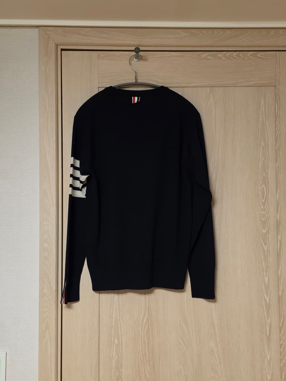 [2사이즈] 톰브라운 파인 메리노울 니트 네이비 상품이미지6