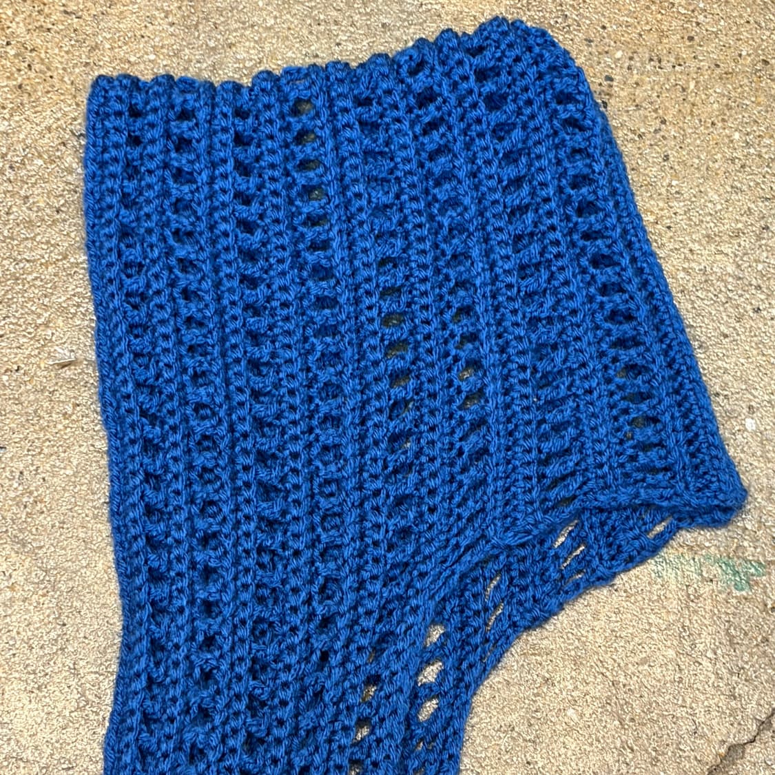 미국 빈티지 니트 핸드메이드 손뜨게 후드 머플러 목도리 상품이미지2