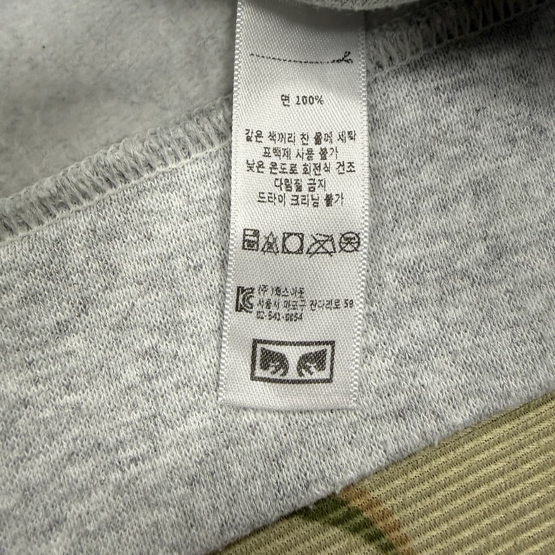 (XL)오베이 OBEY 아이콘로고 맨투맨(그레이 상품이미지3