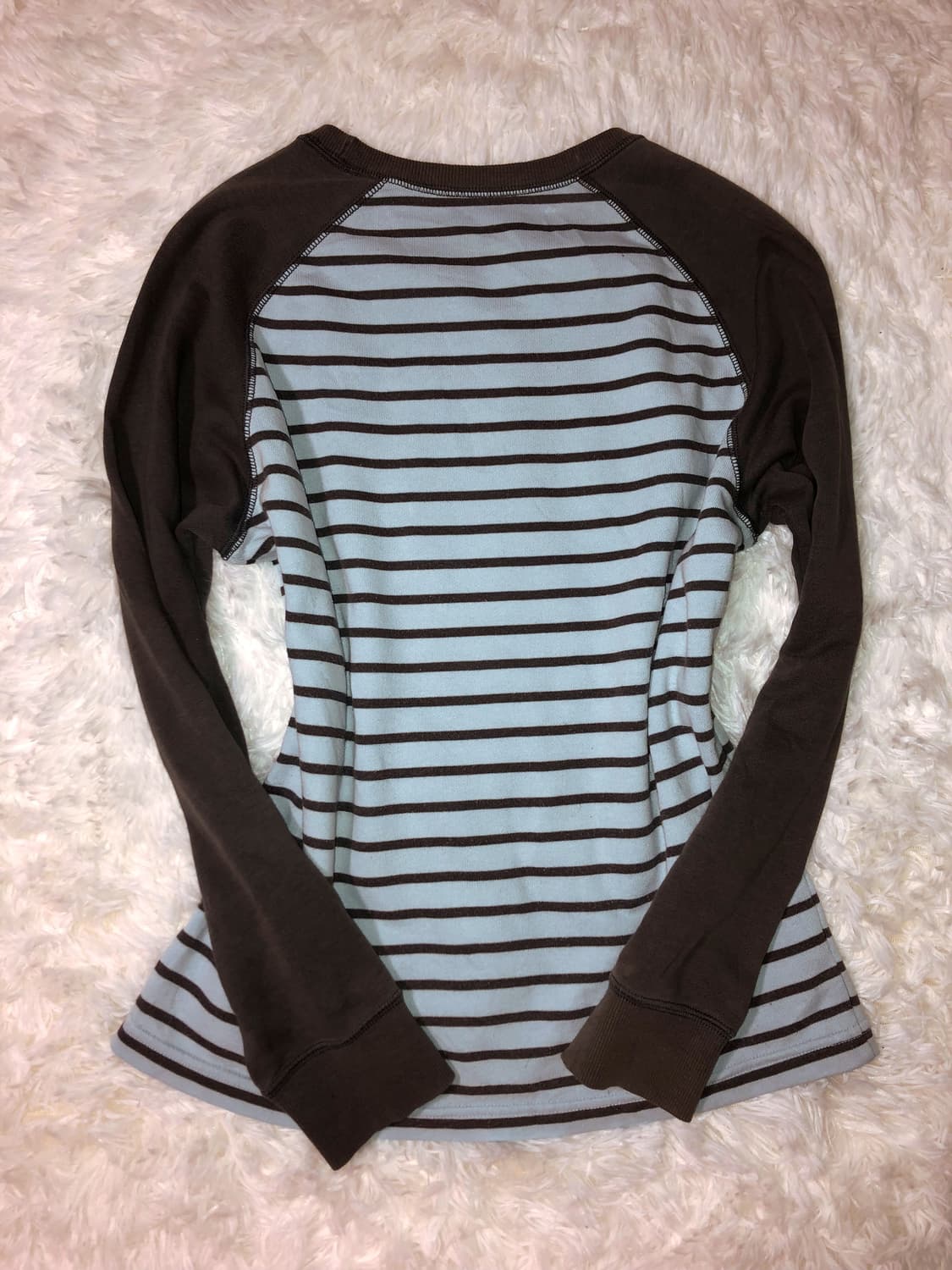sky gray stripe top 상품이미지4