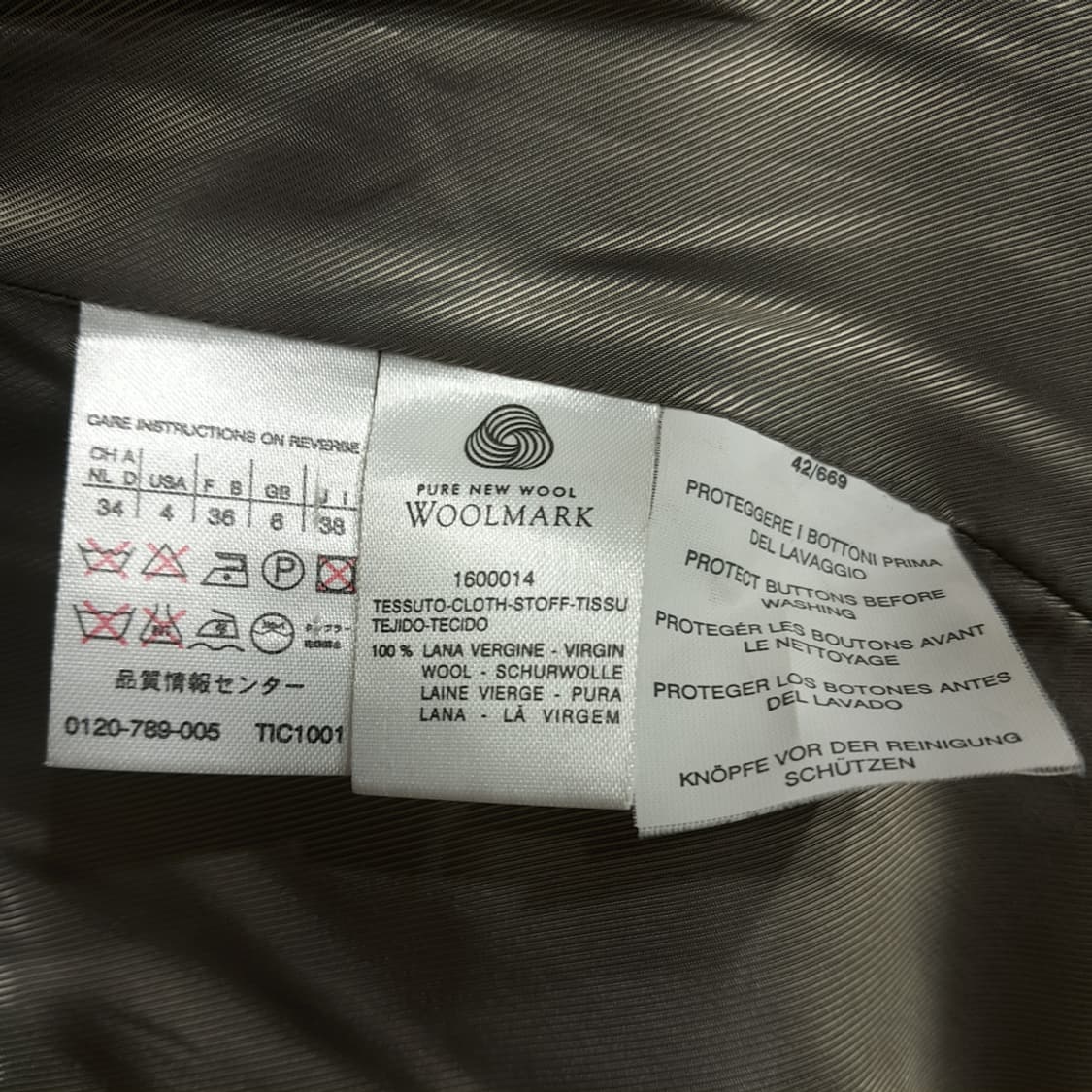 CN858W M 막스마라 버진울 모노 체크 롱 코트 상품이미지7