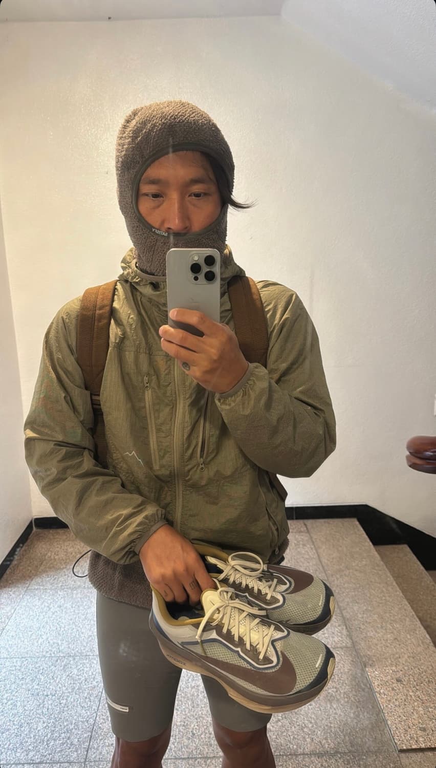 [M] 새티스파이 퍼즈플리스 라이트 후디 팔콘 satisfy 후리스 상품이미지6