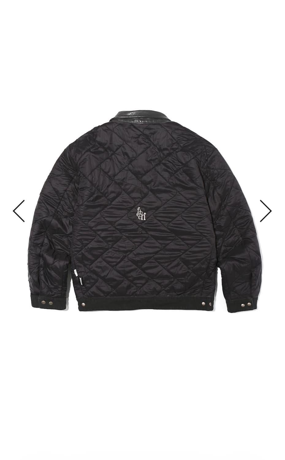 (새상품) 페치 리버시블 워크 자켓 블랙 S 상품이미지4