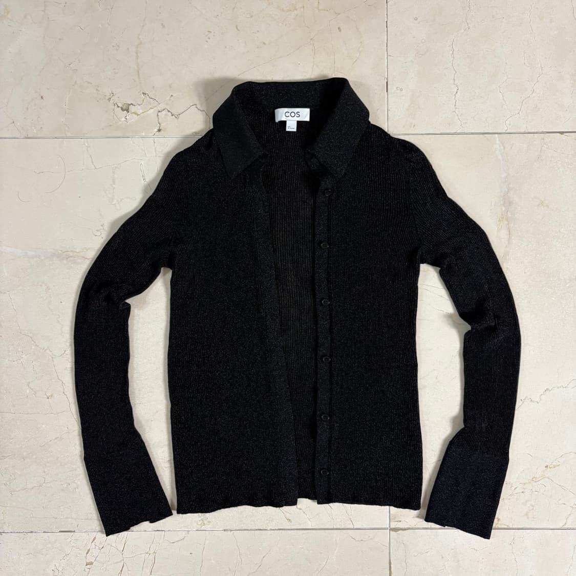 COS Sparkly Ribbed-knit Shirt 상품이미지3
