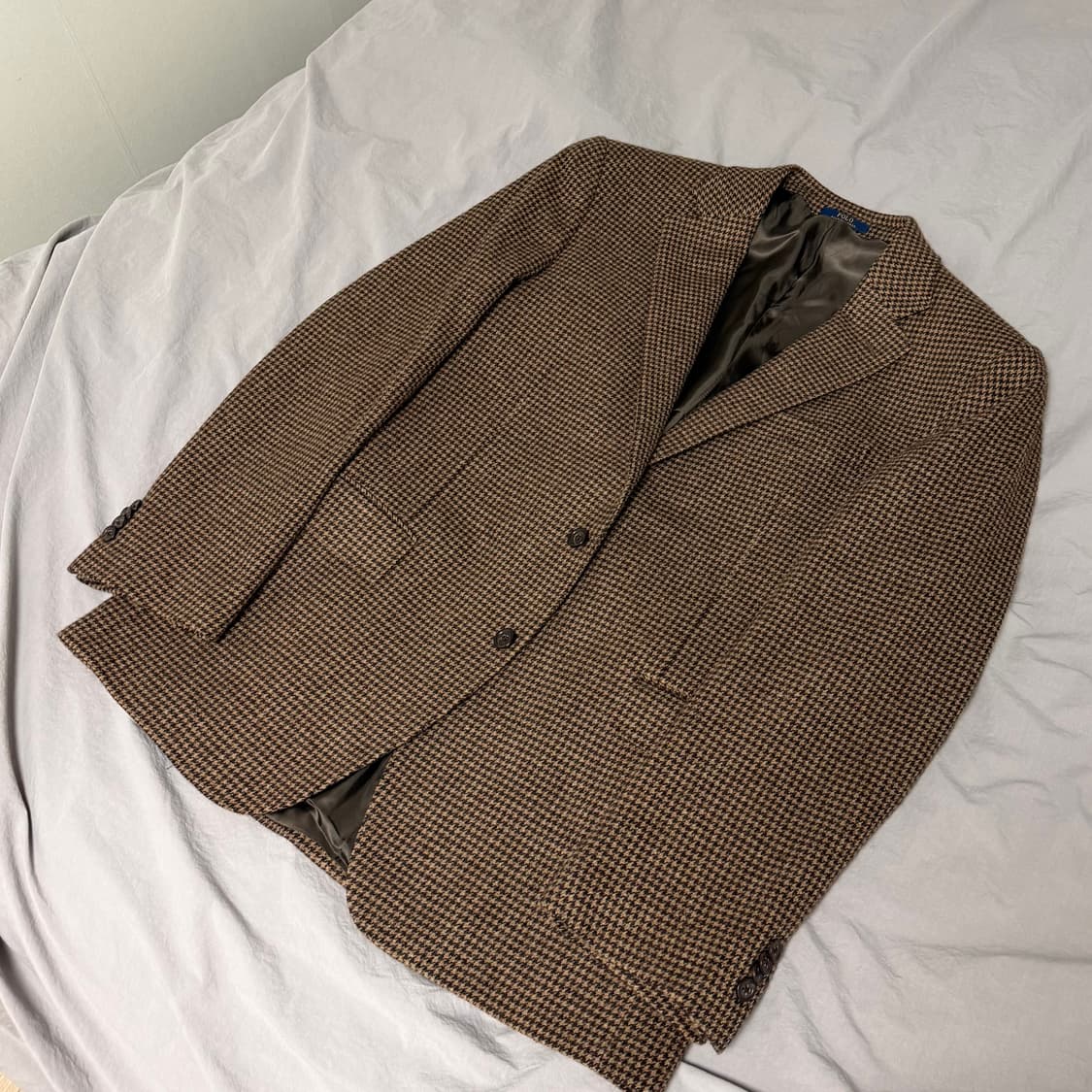 폴로 브라운 하운드투스 블레이저 스포츠코트 자켓 42R 상품이미지2