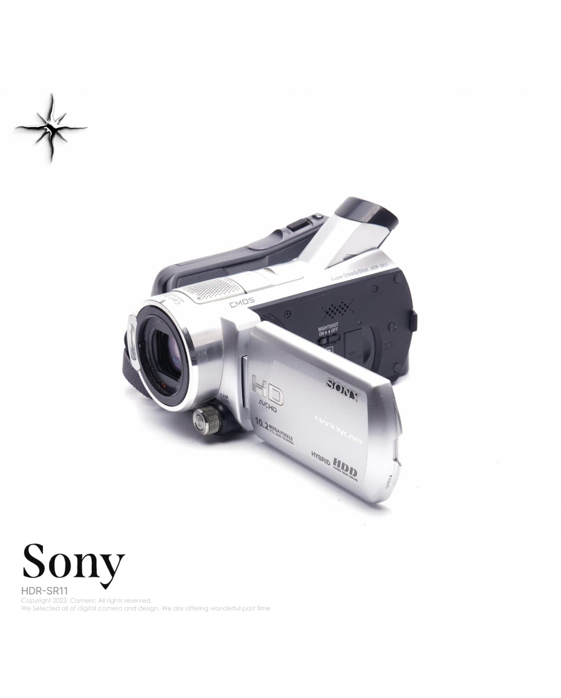 (🔥메탈실버🔥) 소니 Sony HDR-SR11 빈티지 캠코더 상품이미지1