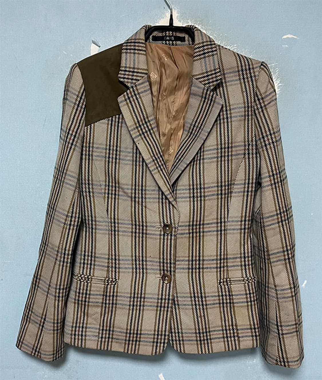 DAKS 닥스 여자 체크자켓 춘추 XS 85 44 상품이미지1