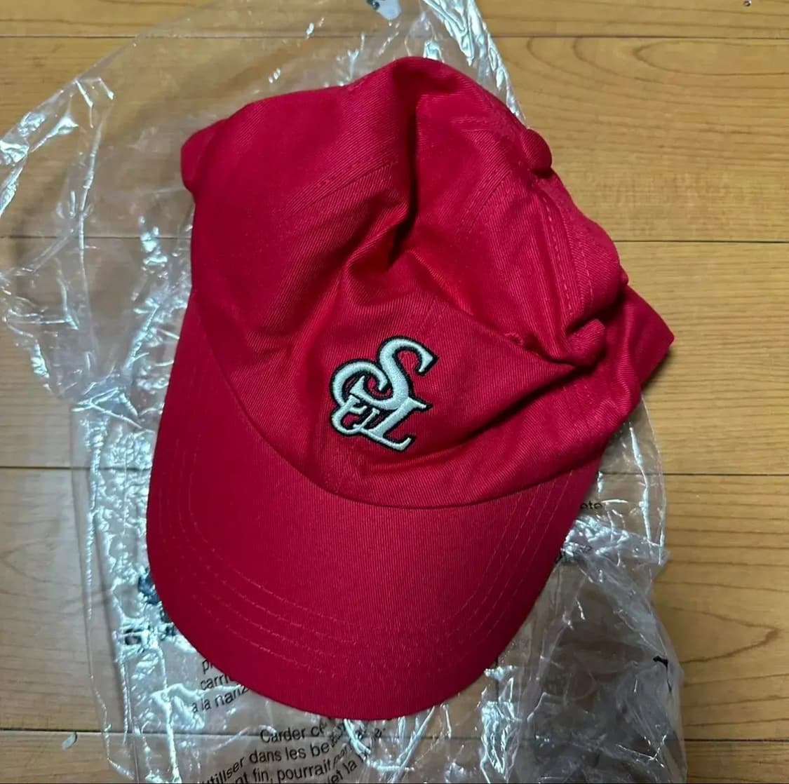 스컬프터 레드 트윌 캡 볼캡 모자 세제품 상품이미지1