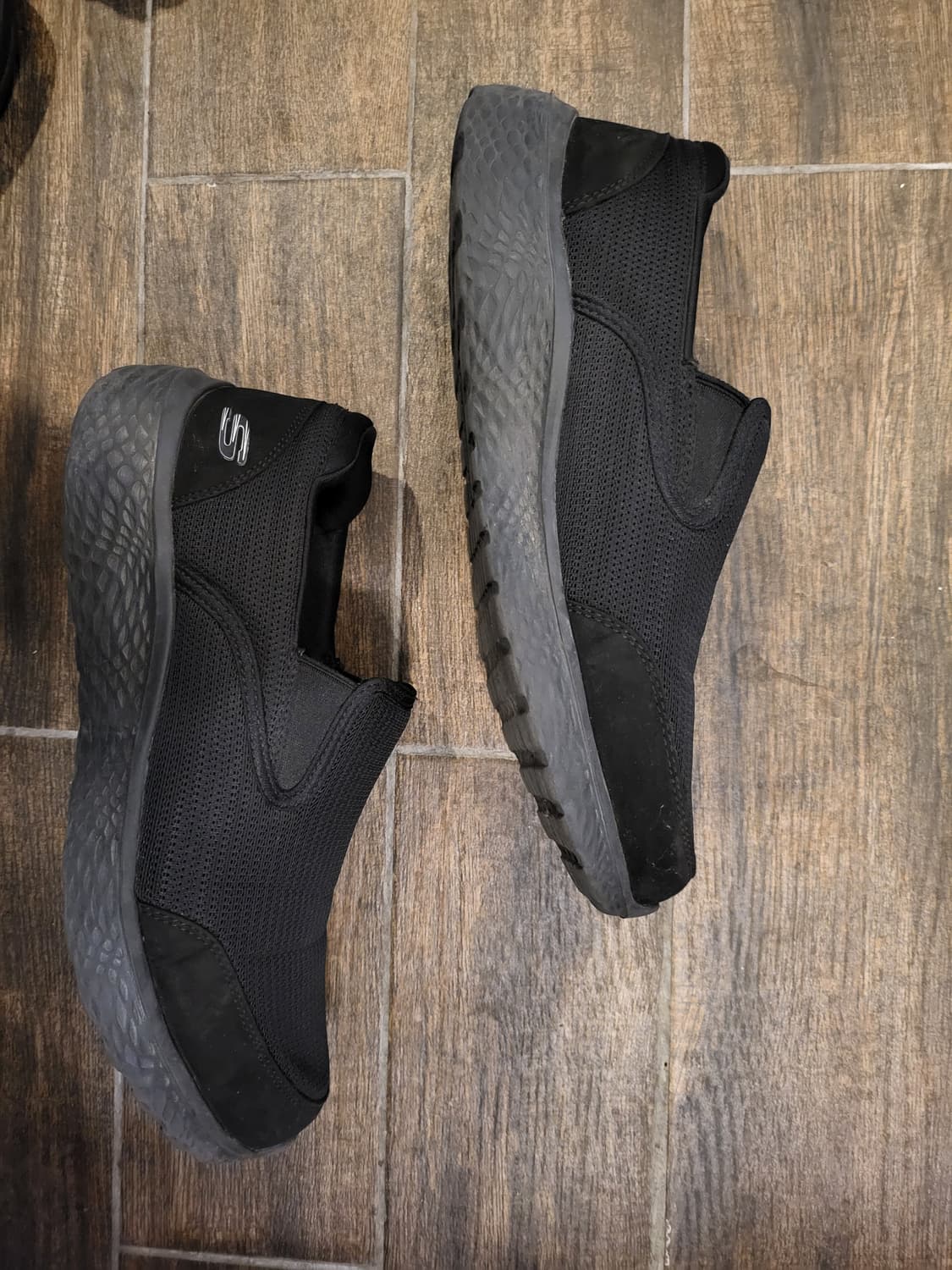 스케쳐스 블랙 슬립온 운동화260 상품이미지1