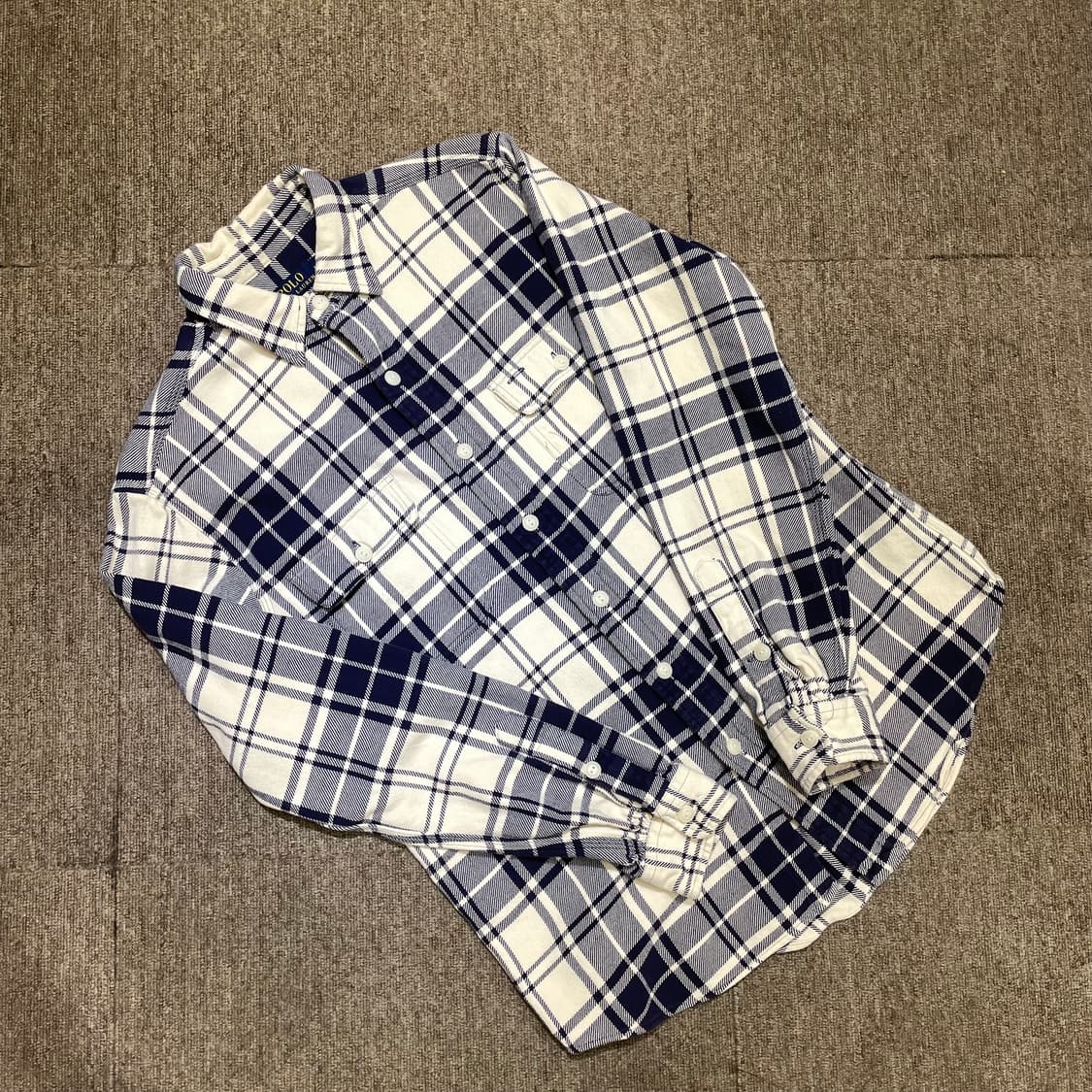 (M/M) POLO 폴로 랄프로렌 체크 셔츠    상품이미지1