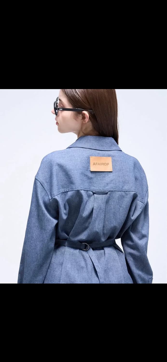 어페어오브 벨트 코튼 블라우스 상품이미지1