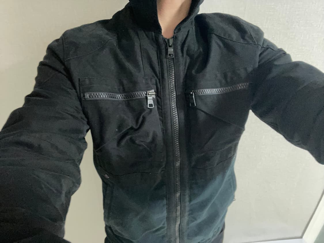 알마니 익스체인지 코튼-나일론 필드 자켓 상품이미지8