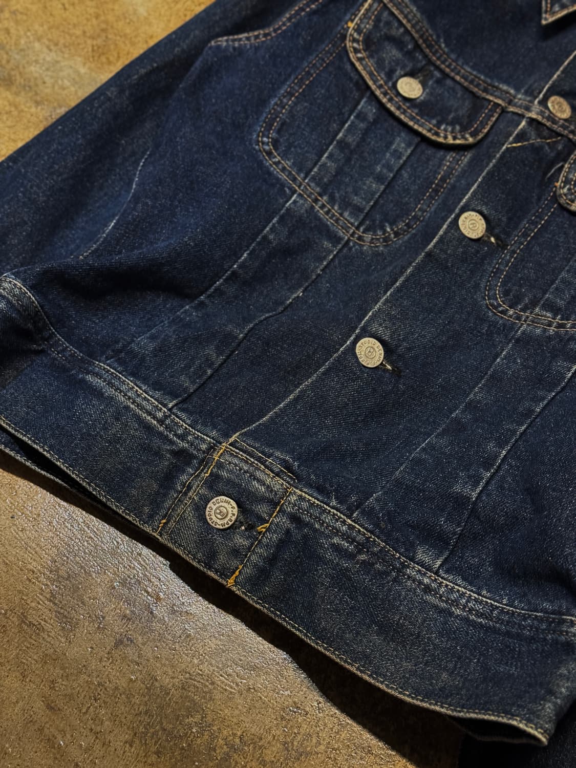 44-55 ) 45rpm Two Rooster Denim Jacket 상품이미지4