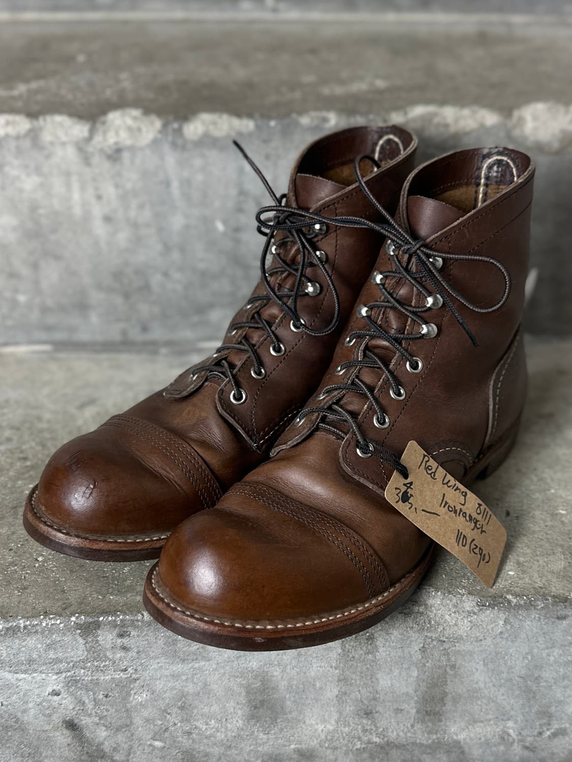 OG USA Made 레드윙 8111 아이언레인저 워크 부츠 상품이미지3