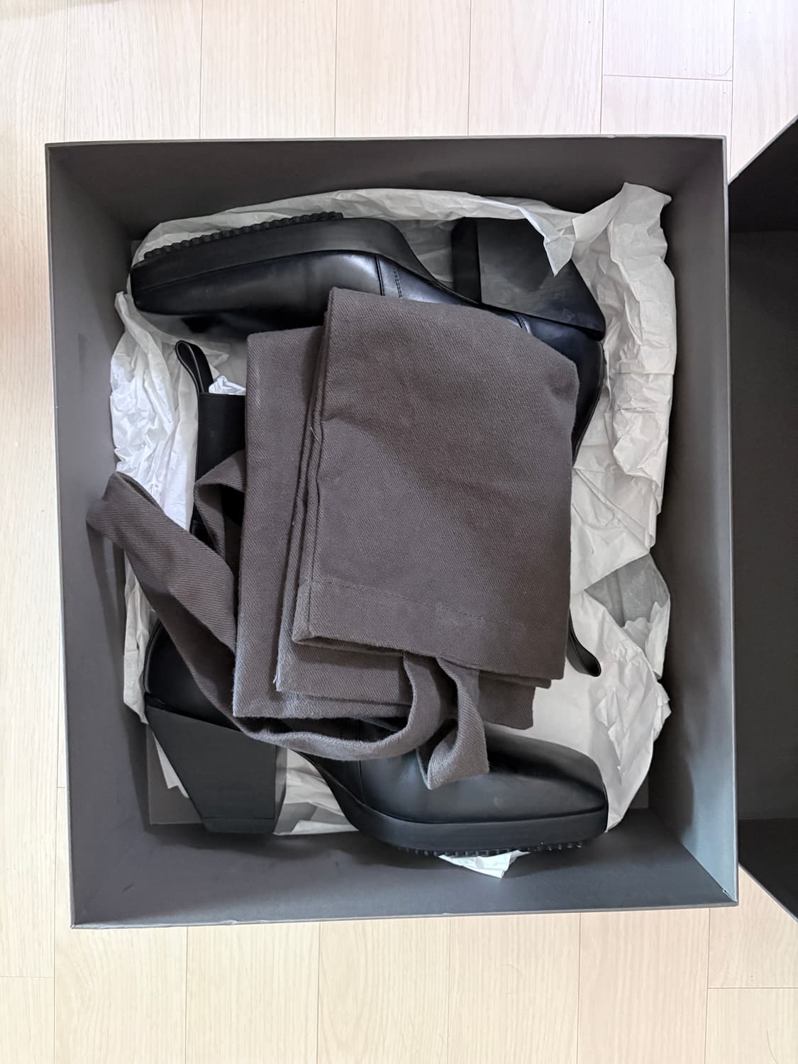 [44] 릭오웬스 22fw 슬리버 스트랩 부츠 상품이미지7