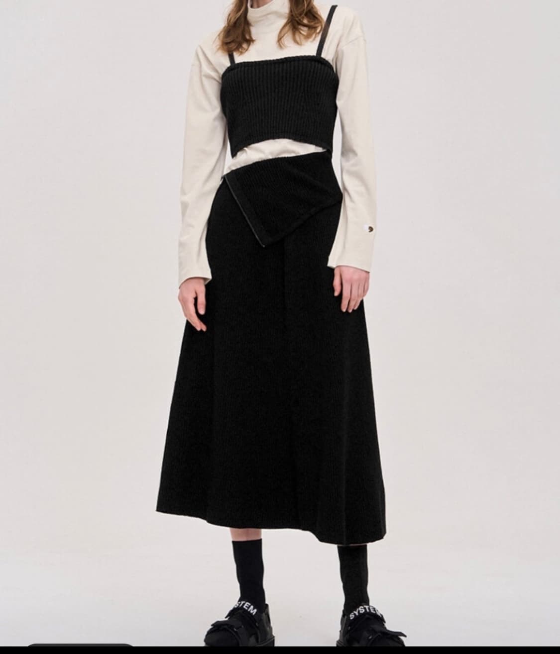 시스템 투웨이 니트여성원피스 (정가43.5) 상품이미지2