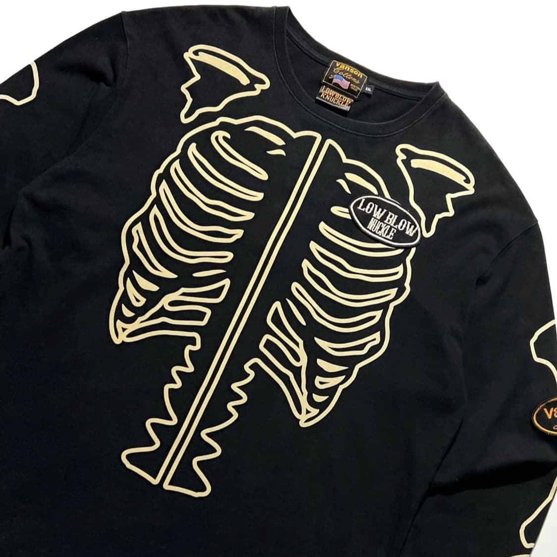 밴슨 레더 x 로우블로우너클 본 롱슬리브 XXL 상품이미지2