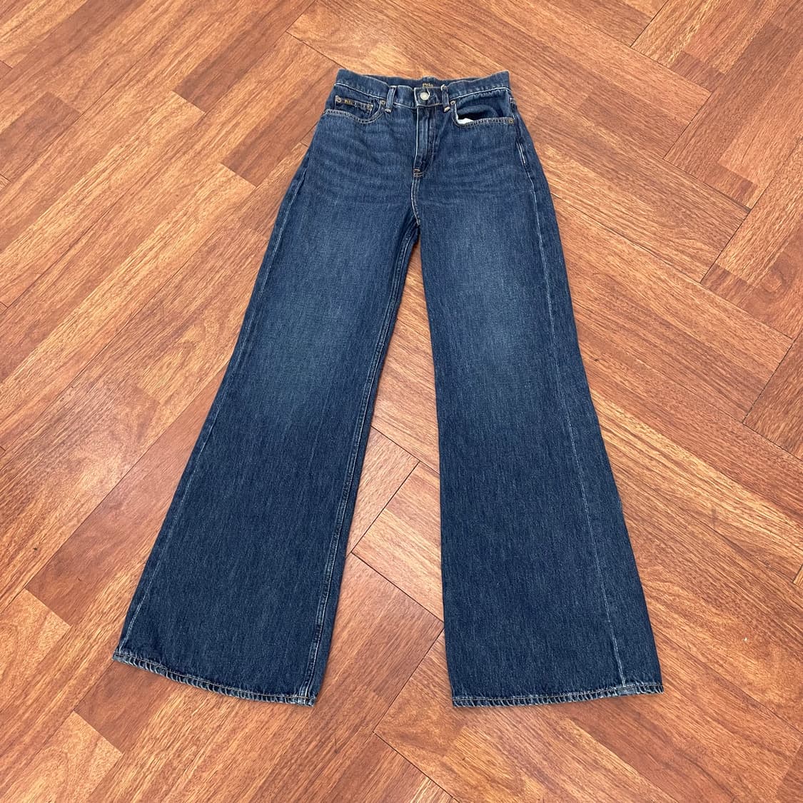 폴로 랄프로렌 와이드 부츠컷 데님팬츠 상품이미지1