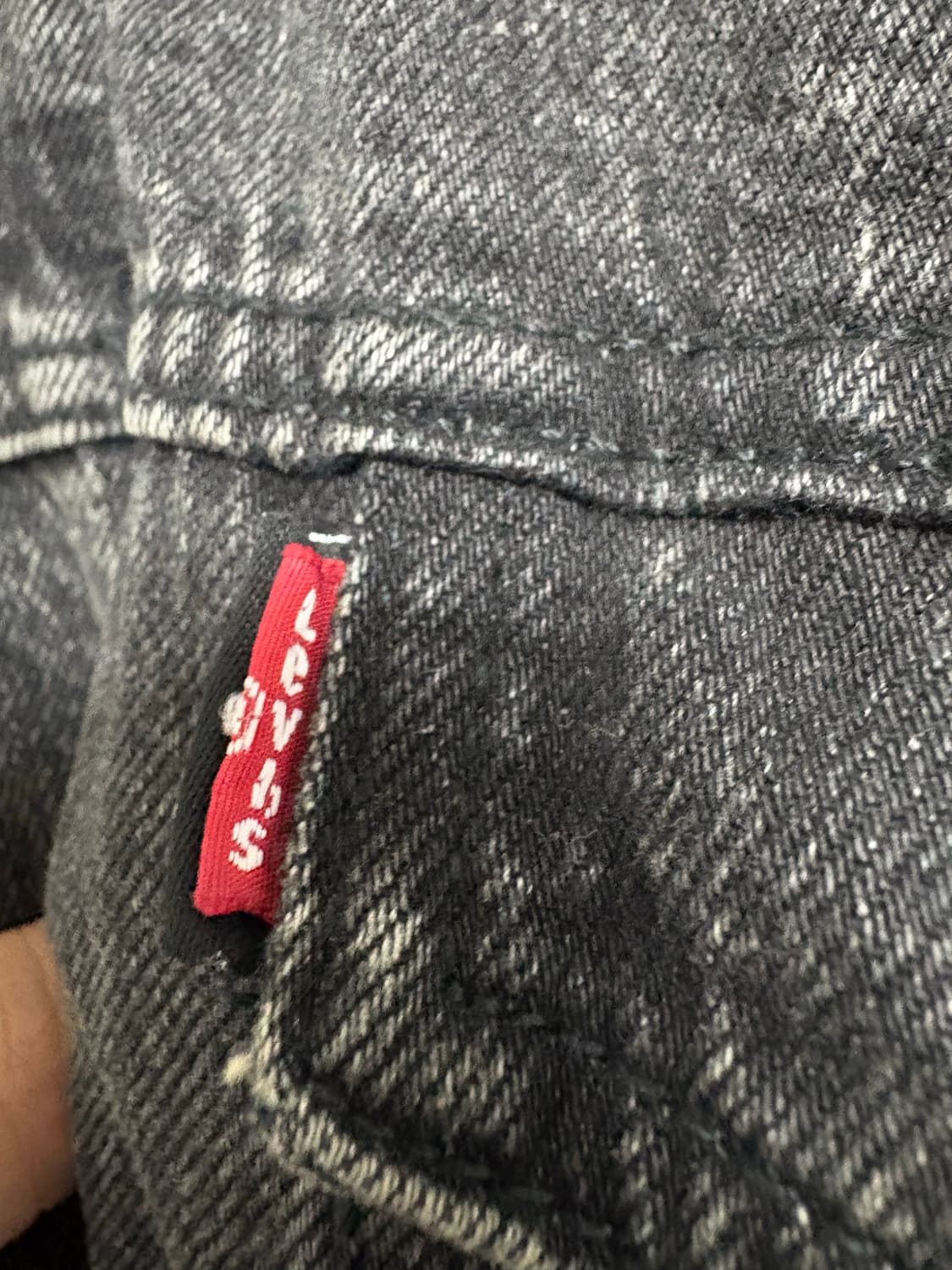 [XS] 17SS 베트멍 흑청 후드 데님 자켓 상품이미지2