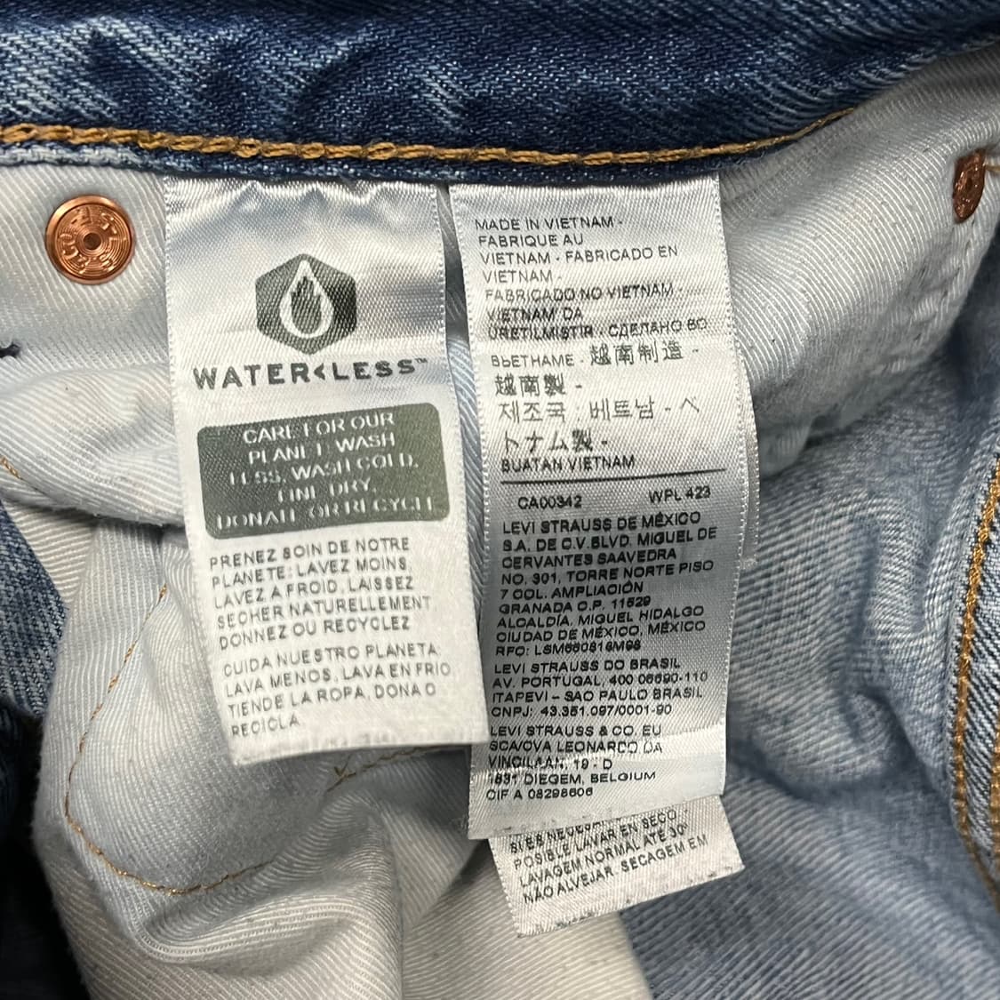 [정품] 리바이스 연청 데님 팬츠 b8 상품이미지5