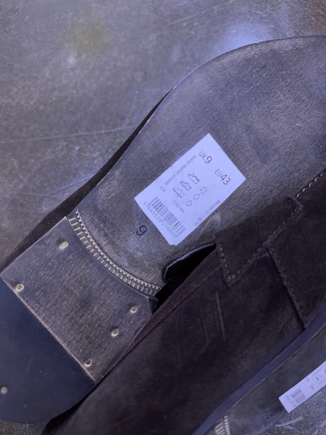 뉴룩 스웨이드 페니로퍼 브라운 280 상품이미지9