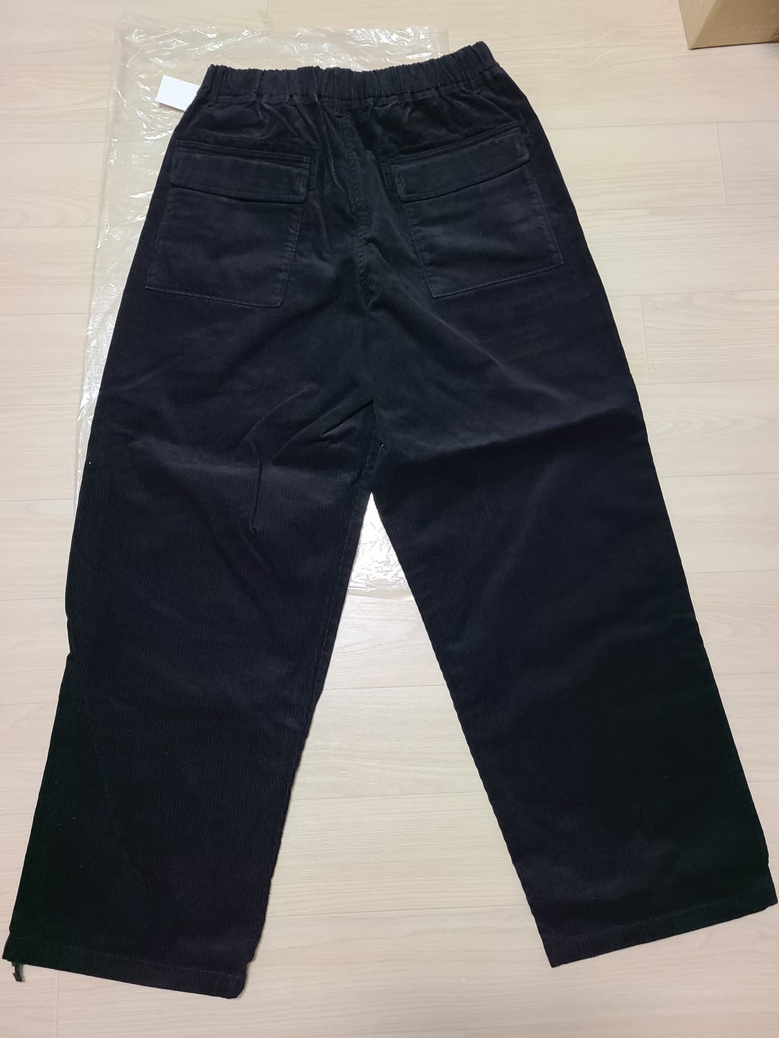 유니클로U 코듀로이유틸리티팬츠 (09블랙, M) 상품이미지5