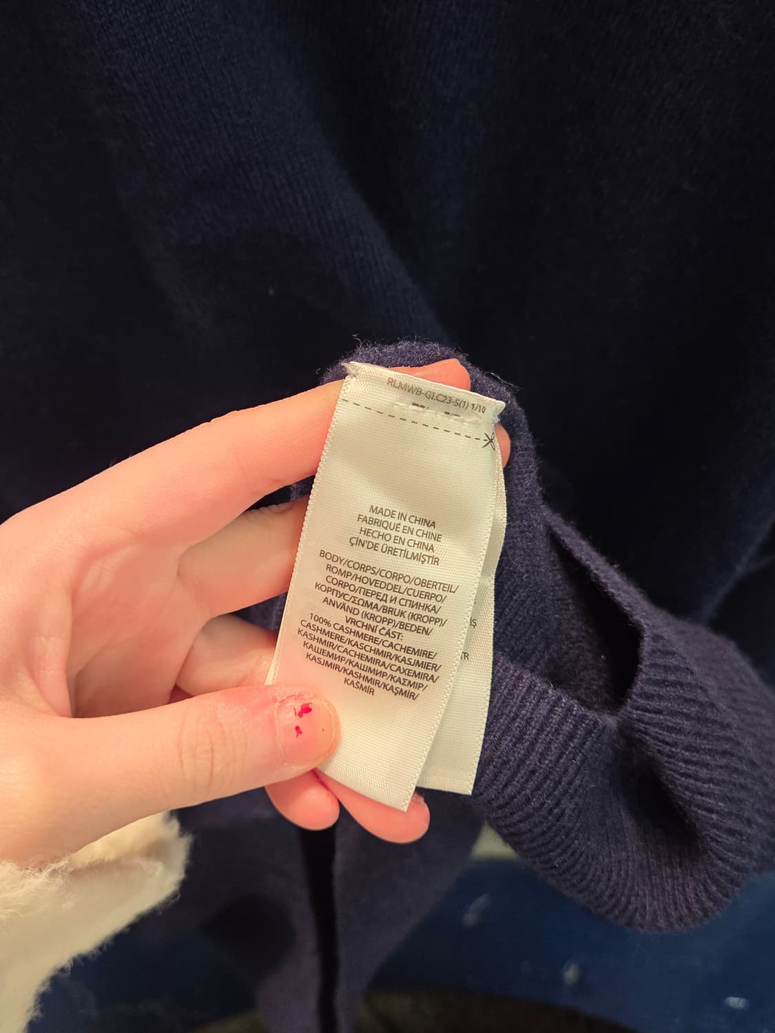 PRL 폴로 랄프로렌 캐시미어 100 니트 상품이미지9