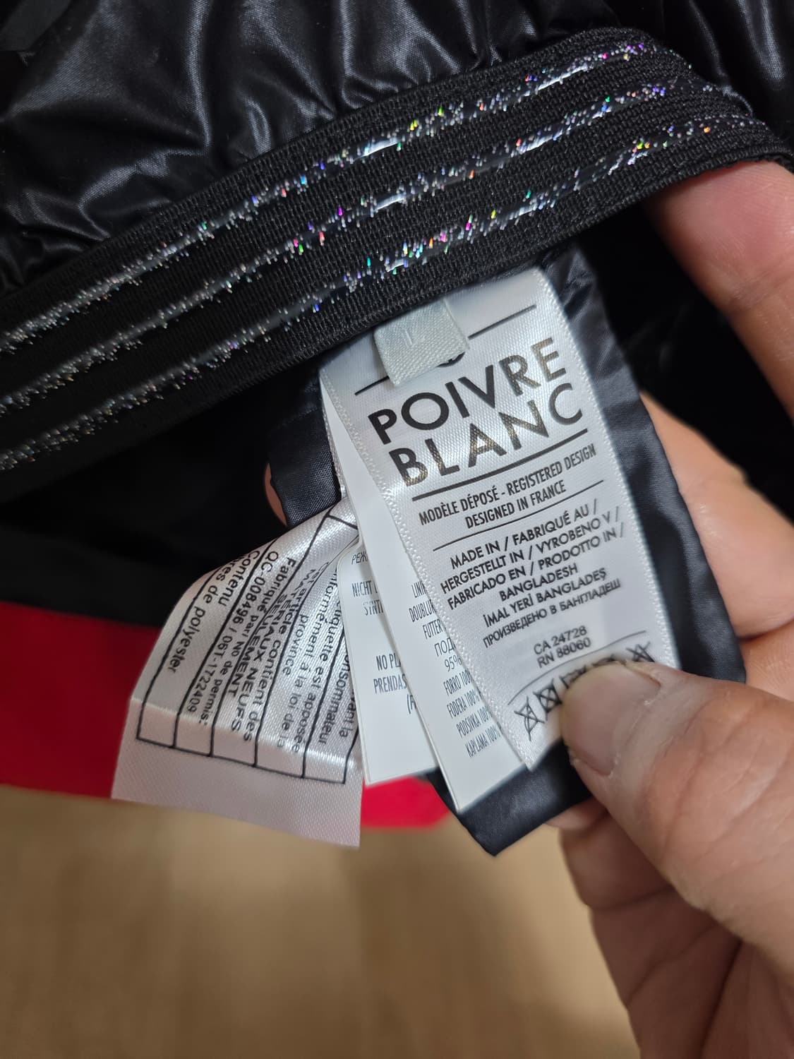 [새제품] 쁘아블랑 스칼렛 레드 여성 스트레치 스키 자켓 L 상품이미지10