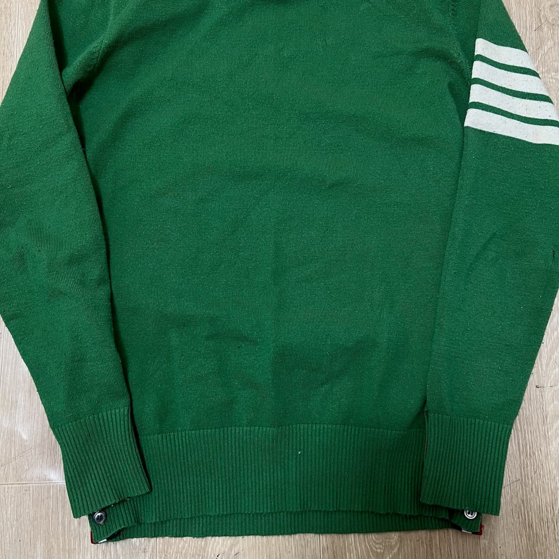 톰브라운 여성 시그니처 라인 라운드 니트 2사이즈  상품이미지3