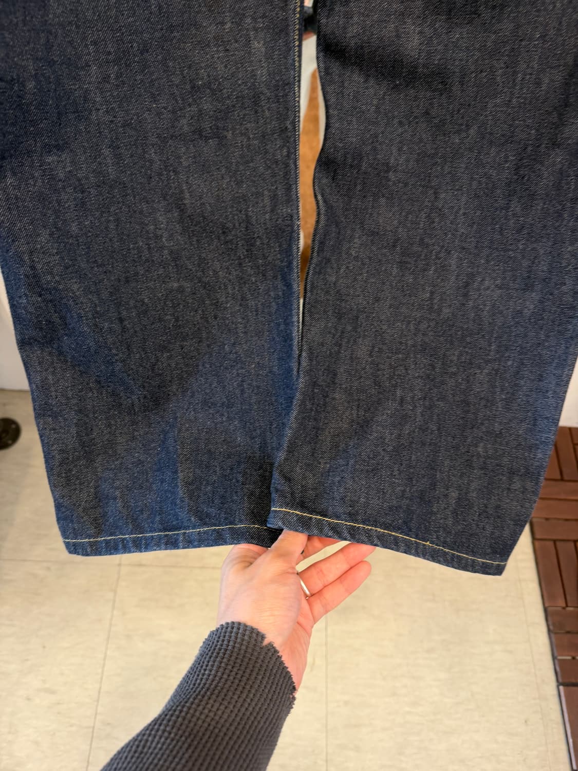 Lee 리 인디고 데님 팬츠 (33inch) (made in Japan) 상품이미지7