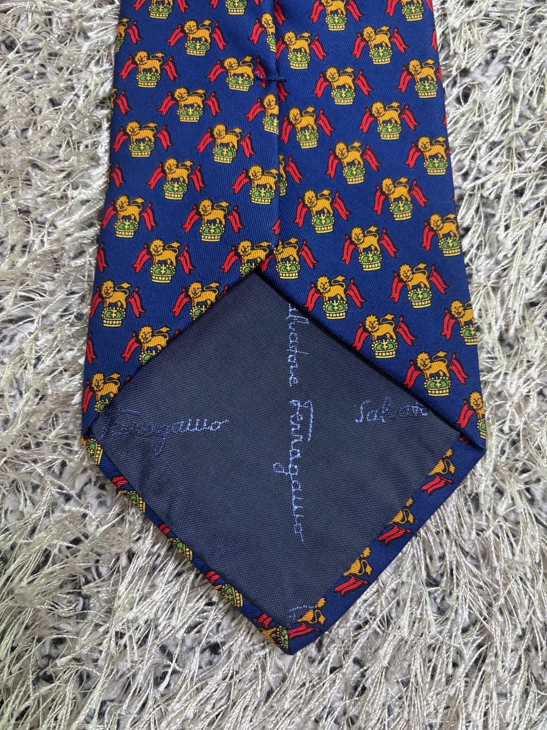 이태리제 FERRAGAMO 100프로 실크넥타이 상품이미지4