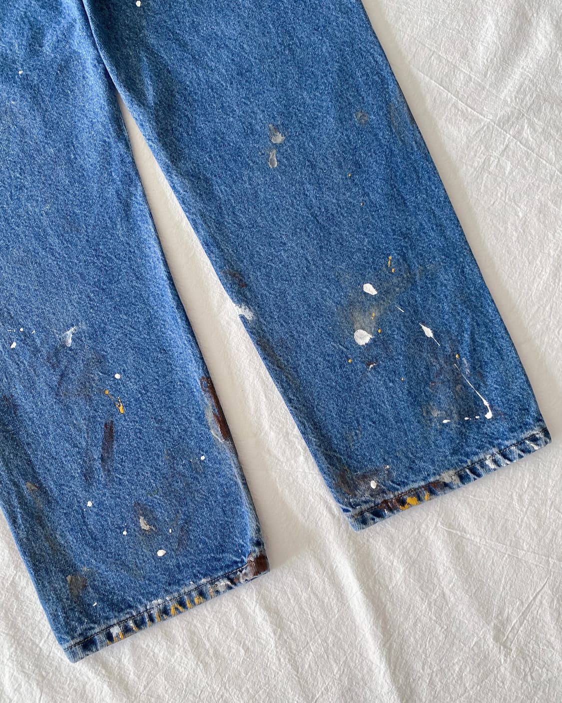 랭글러 페인팅 데님 팬츠 상품이미지9