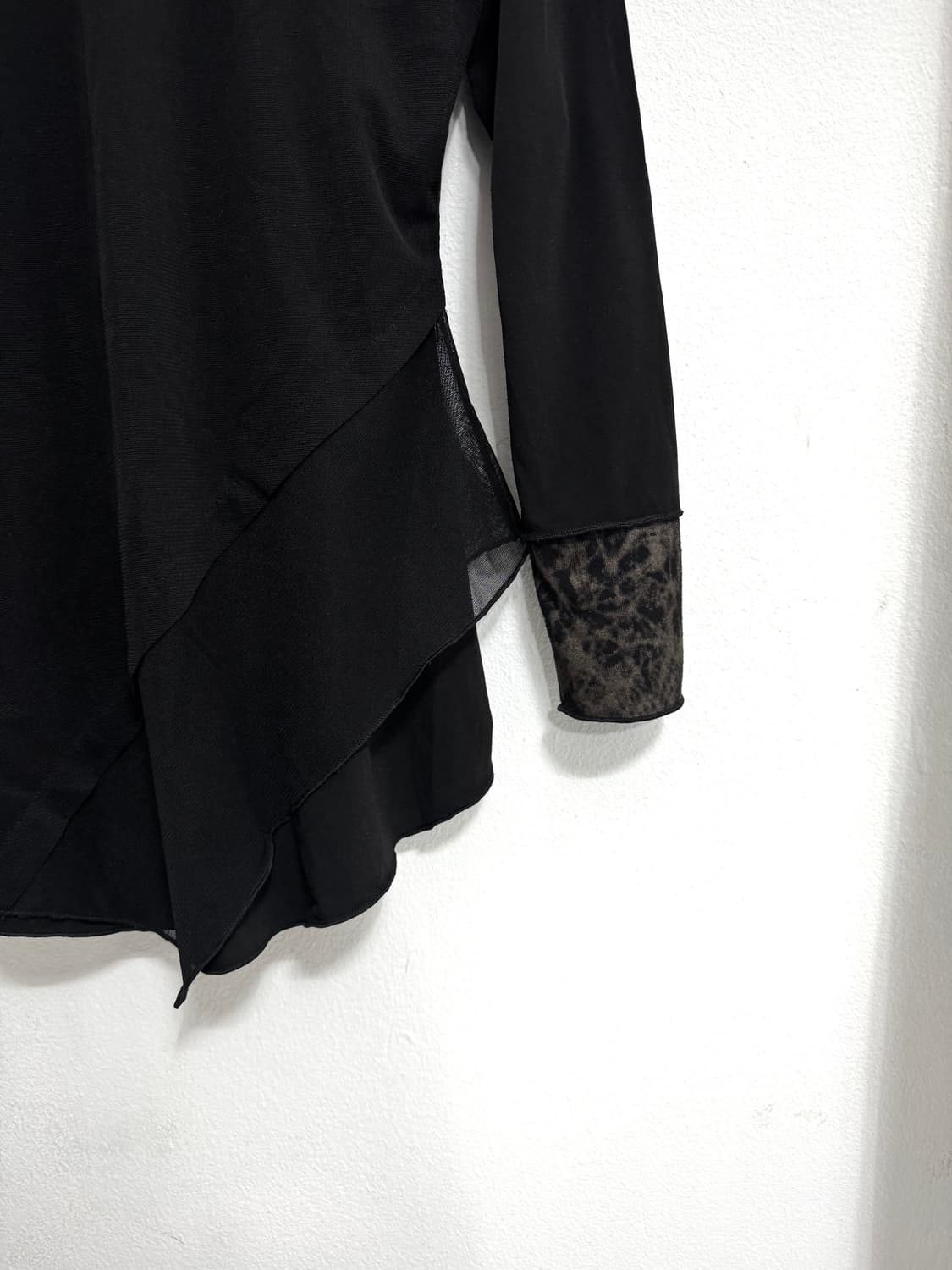 Oriental Chiffon Layered Top 상품이미지4