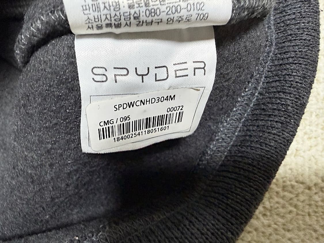 스파이더 기모 후드 티셔츠 남성용 95사이즈 상품이미지5