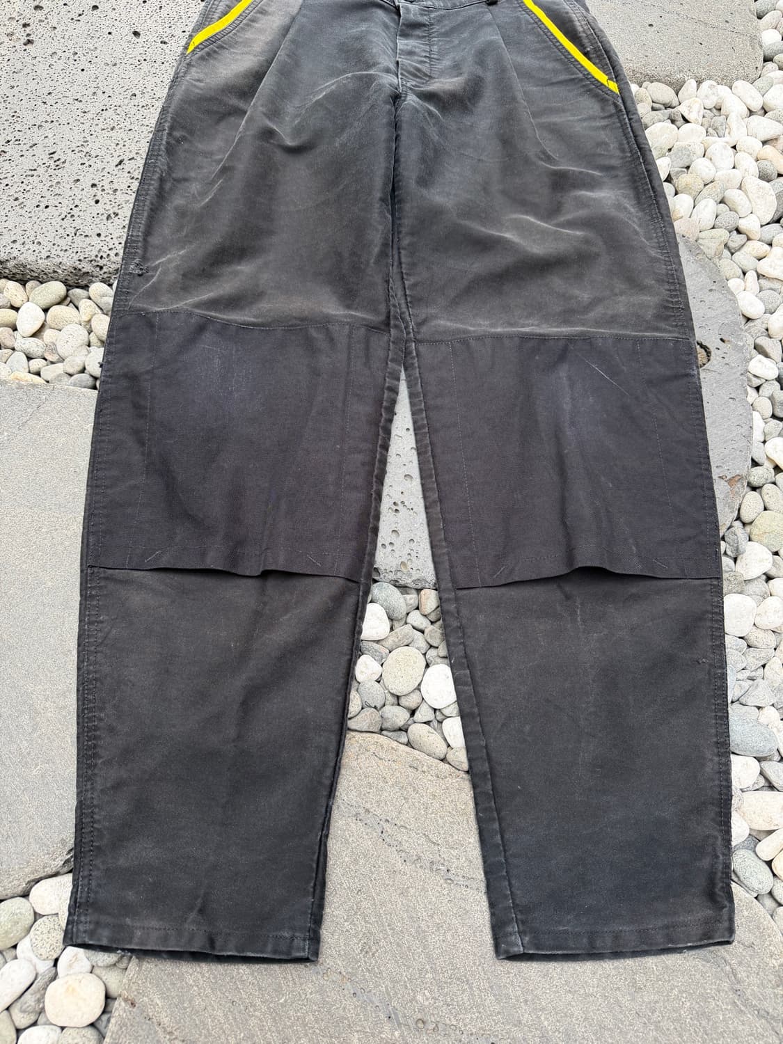 80s DOLMEN BLACK MOLESKIN 블랙몰스킨 프렌치워크팬츠 상품이미지4