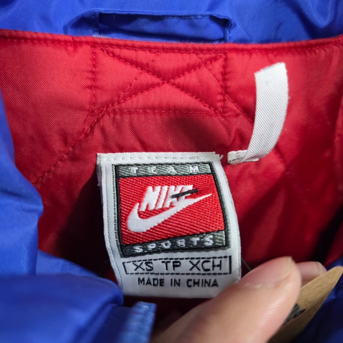 나이키 올드스쿨 국대 바람막이 누빔 점퍼 태극기 90 상품이미지5