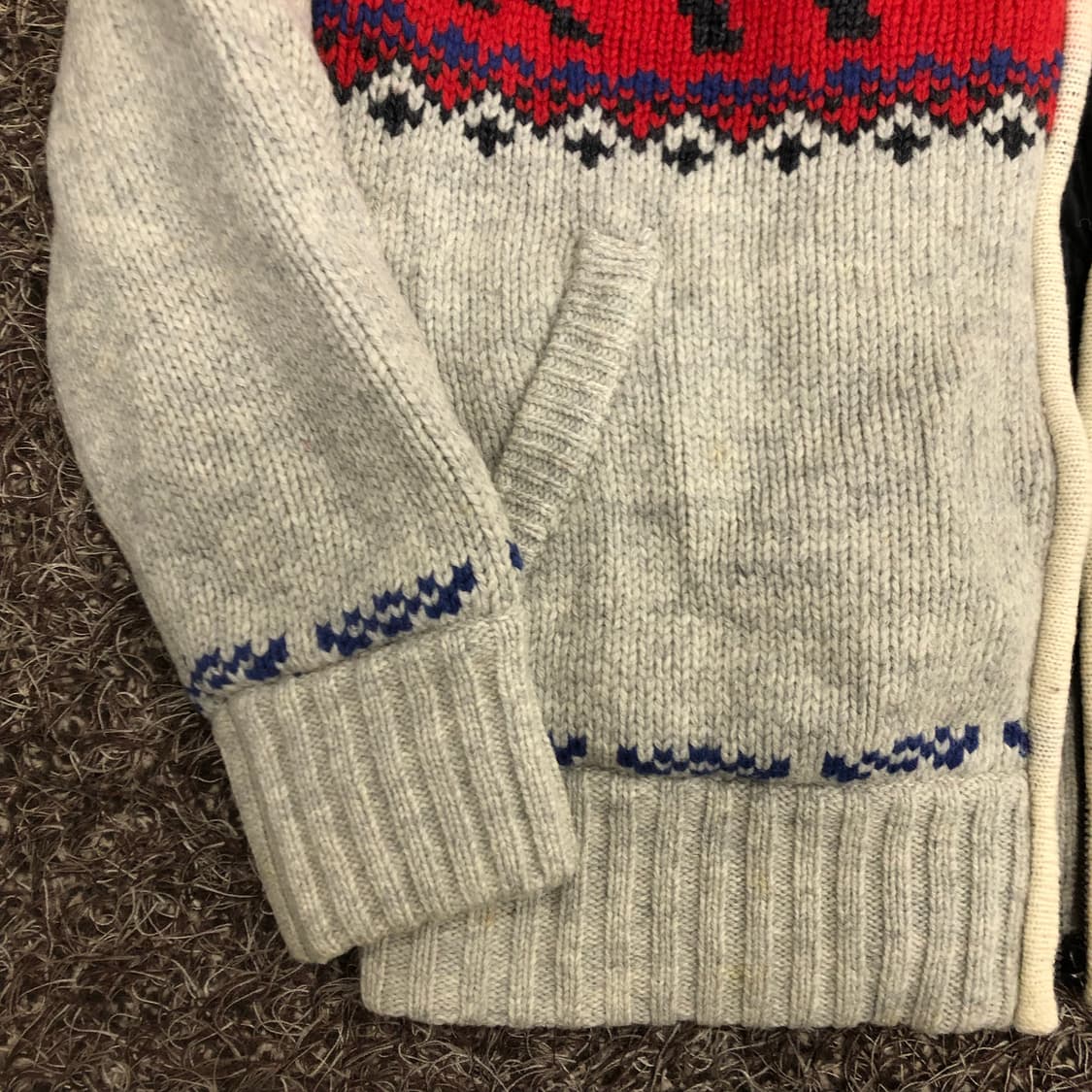 CRUX 코위찬 퍼 하이넥 집업 자켓 상품이미지4