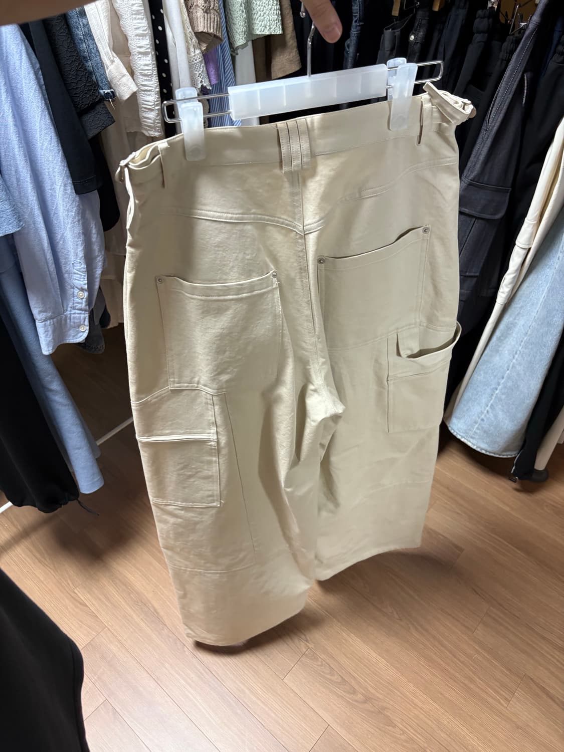 알렌느/ 카펜터 카고팬츠 크림베이지 /1 상품이미지8