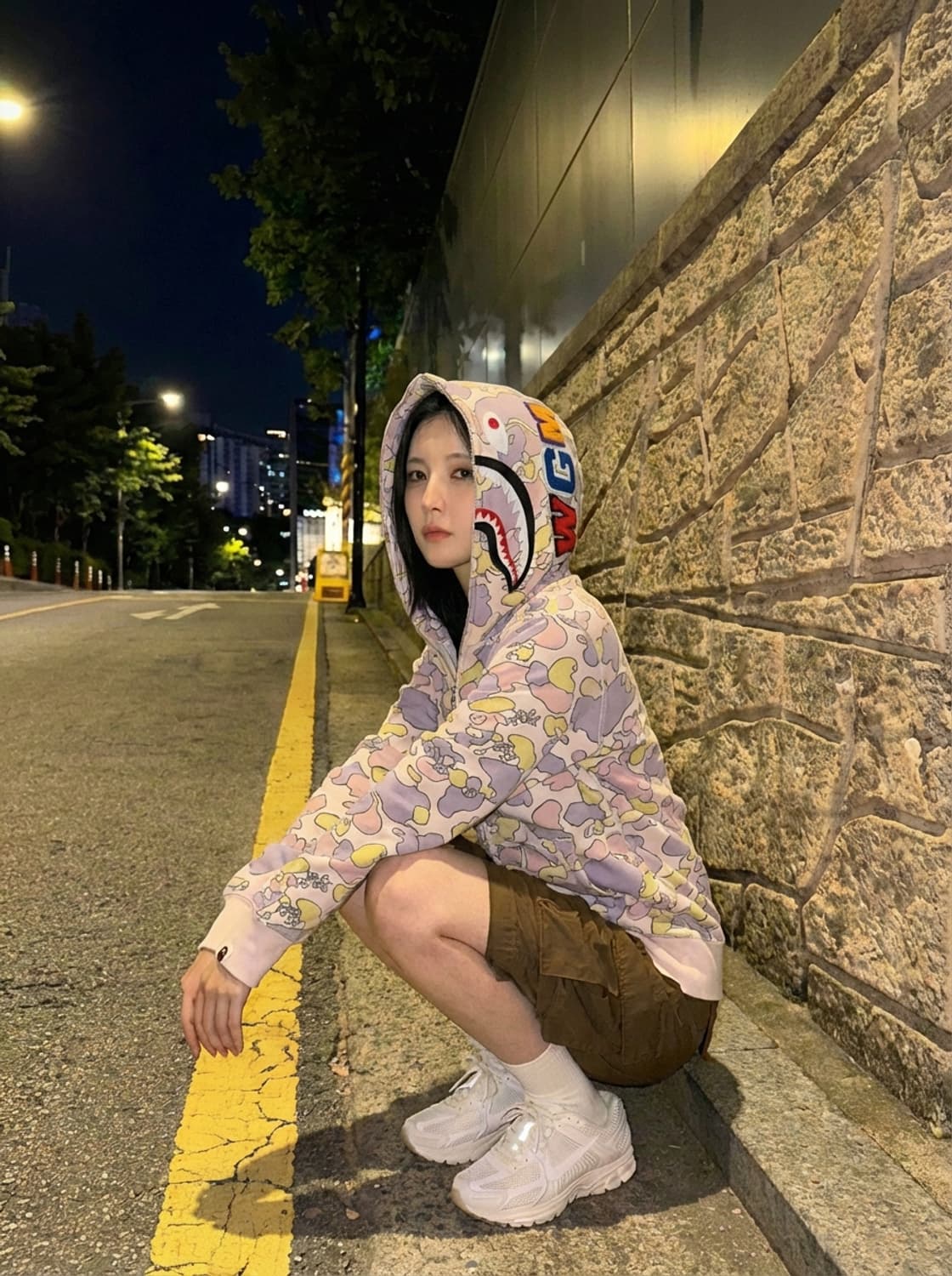 A BATHING APE (BAPE) 샤크 풀집업 후드 상품이미지2