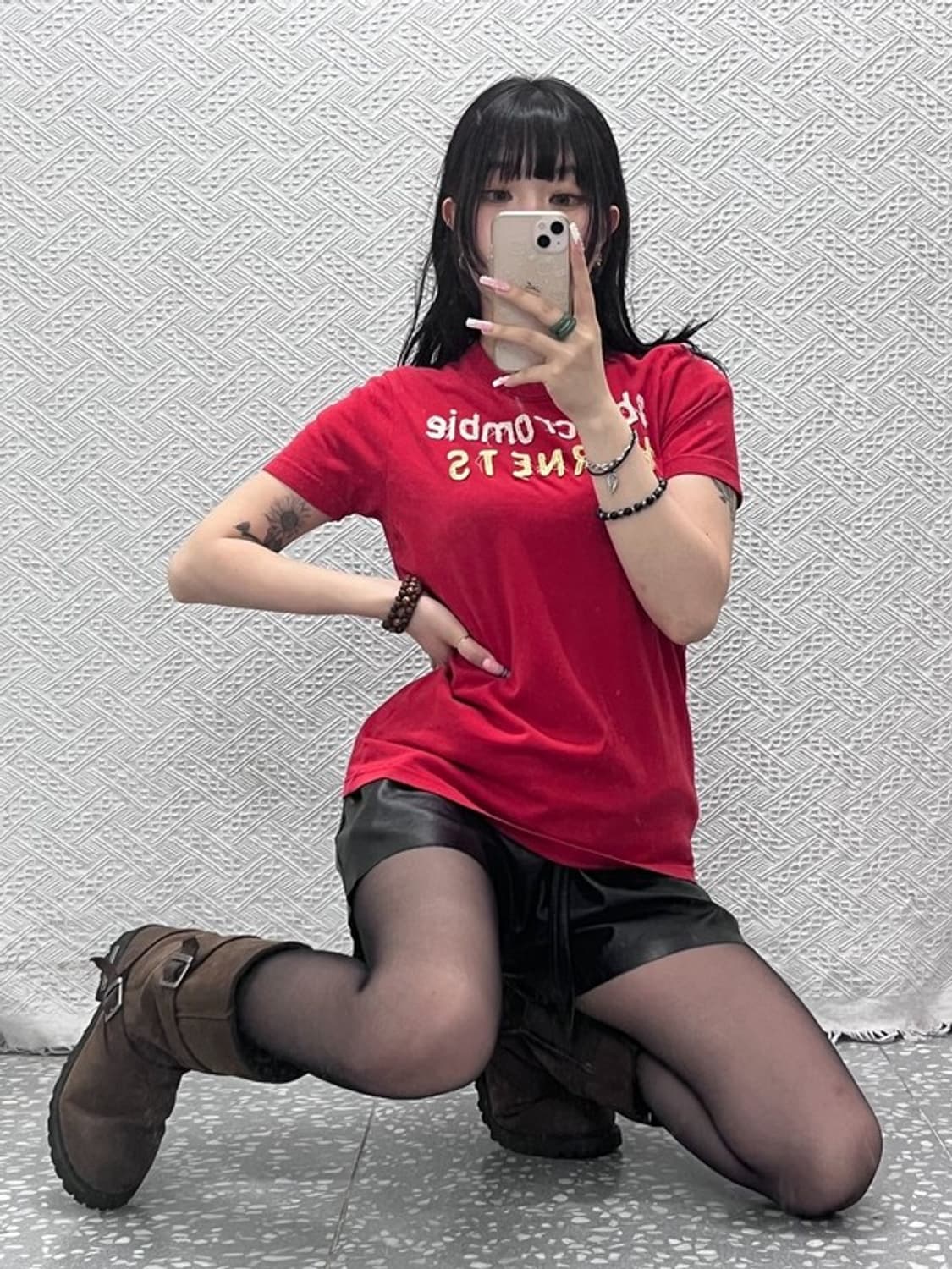 아베크롬비 Y2K 레트로 00's 그런지디테일 반팔티 XL C12296 상품이미지1